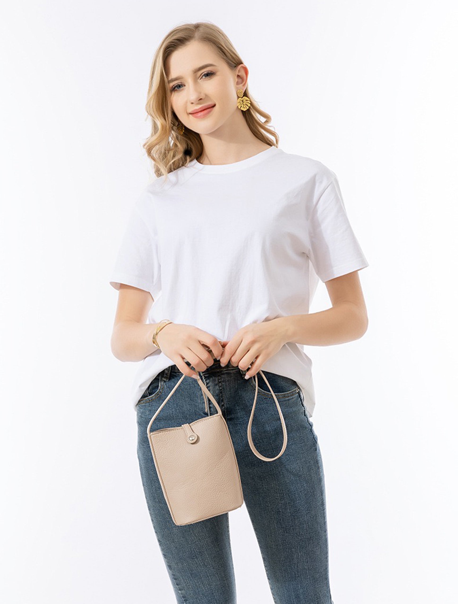 Small Crossbody Bags for Women Purses Soft Vegan Leather Cell Phone Bag Shoulder Bags Wallet Trendy Mini Tote for Women