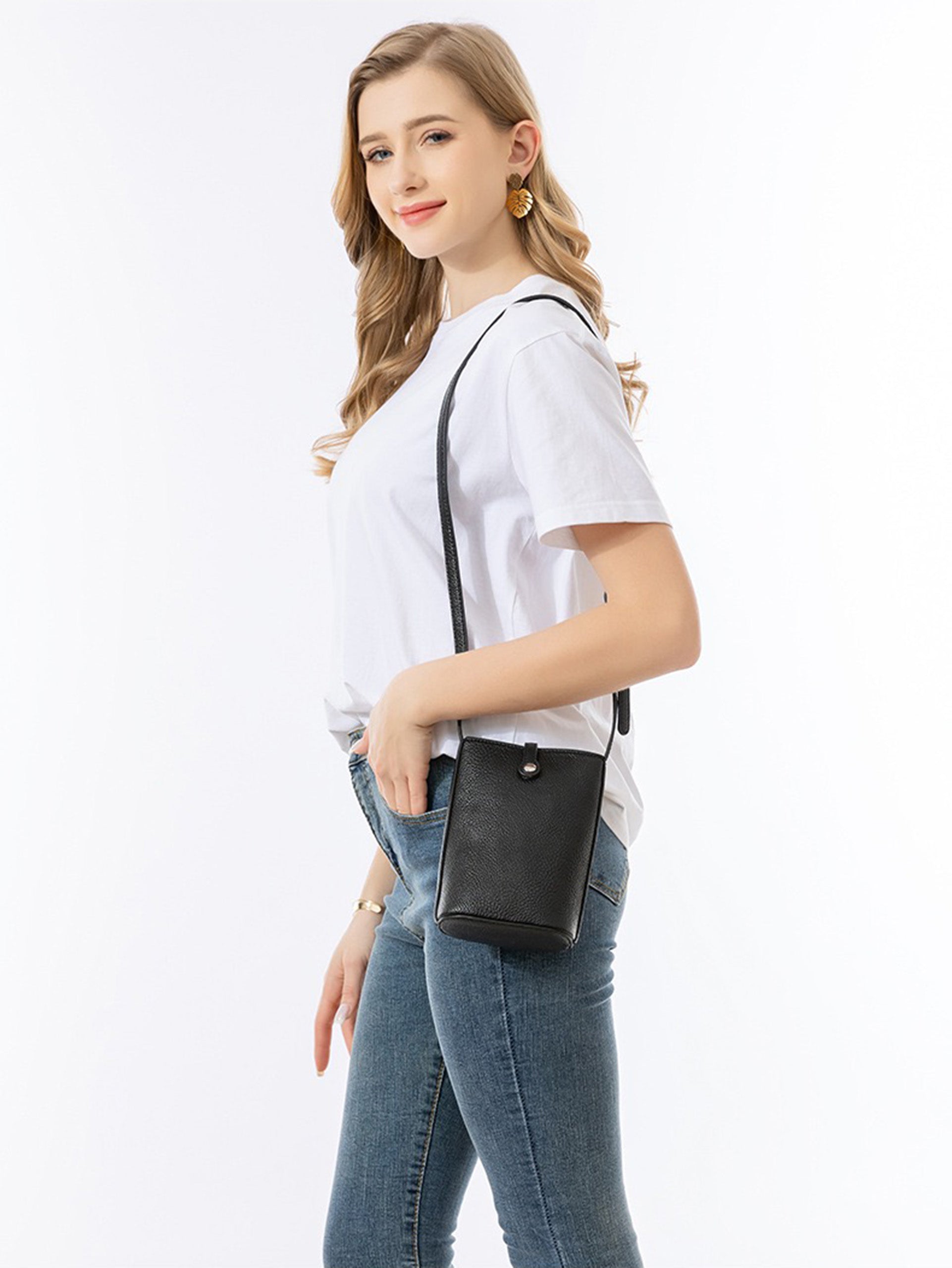 Small Crossbody Bags for Women Purses Soft Vegan Leather Cell Phone Bag Shoulder Bags Wallet Trendy Mini Tote for Women